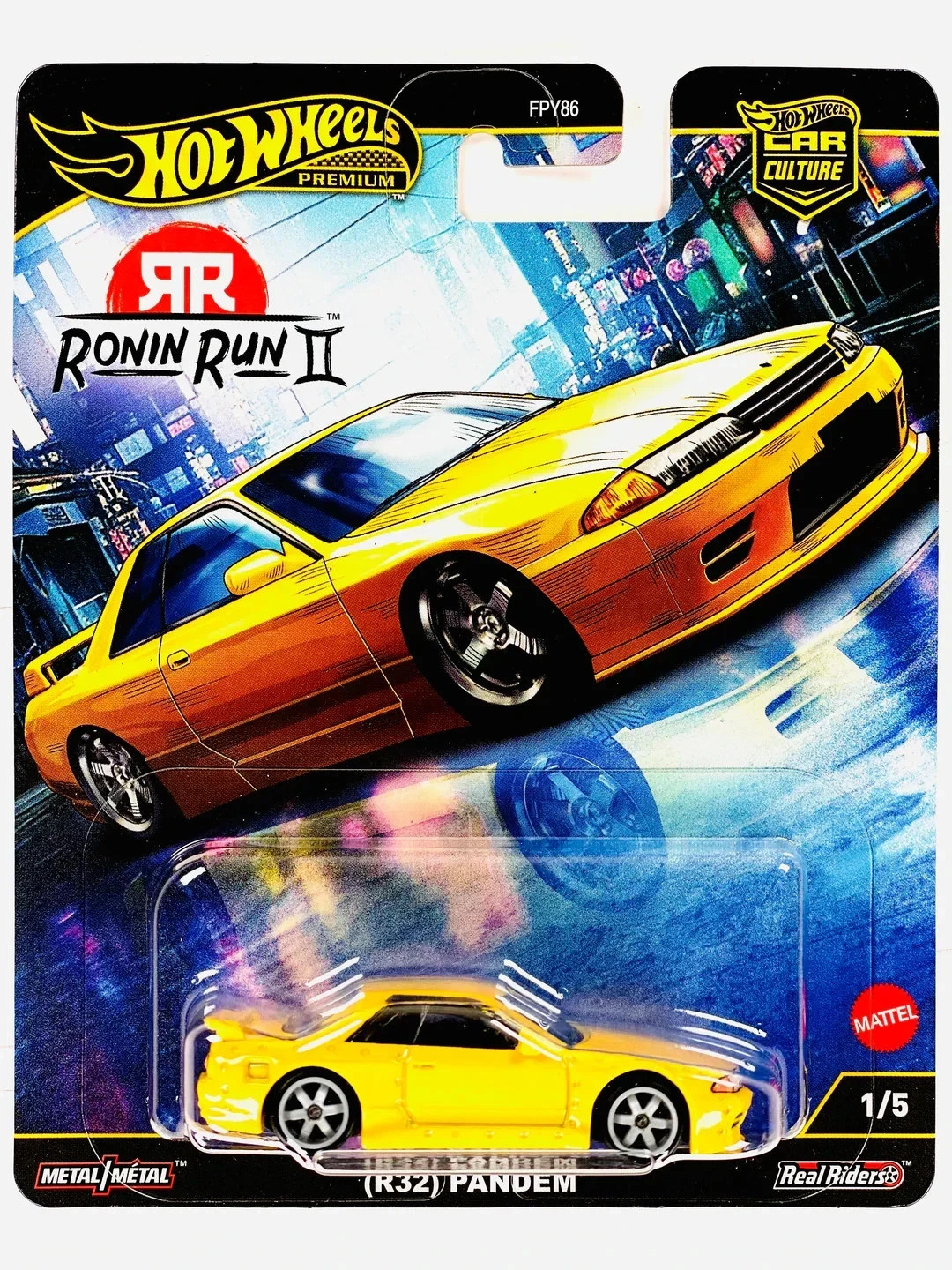 Hot Wheels Premium 2025 Ronin Run 2 Nissan Skyline GT-R R32 Pandem 1:64 JBK88