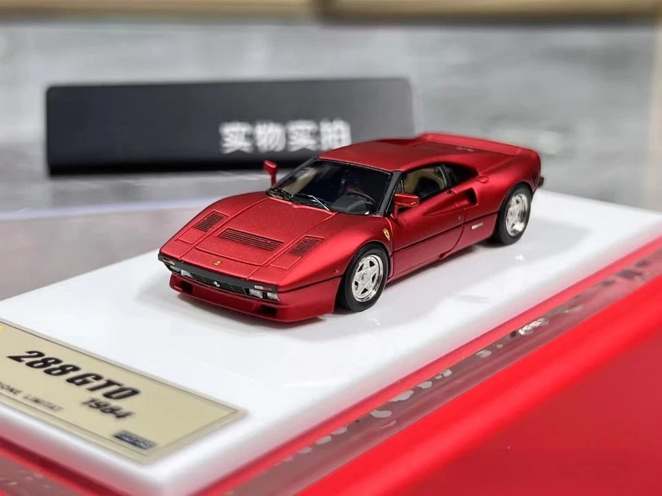 1:64 DMH Rosso Corsa (Red) 1984 288 GTO Racing Sports Model Diecast Resin Car