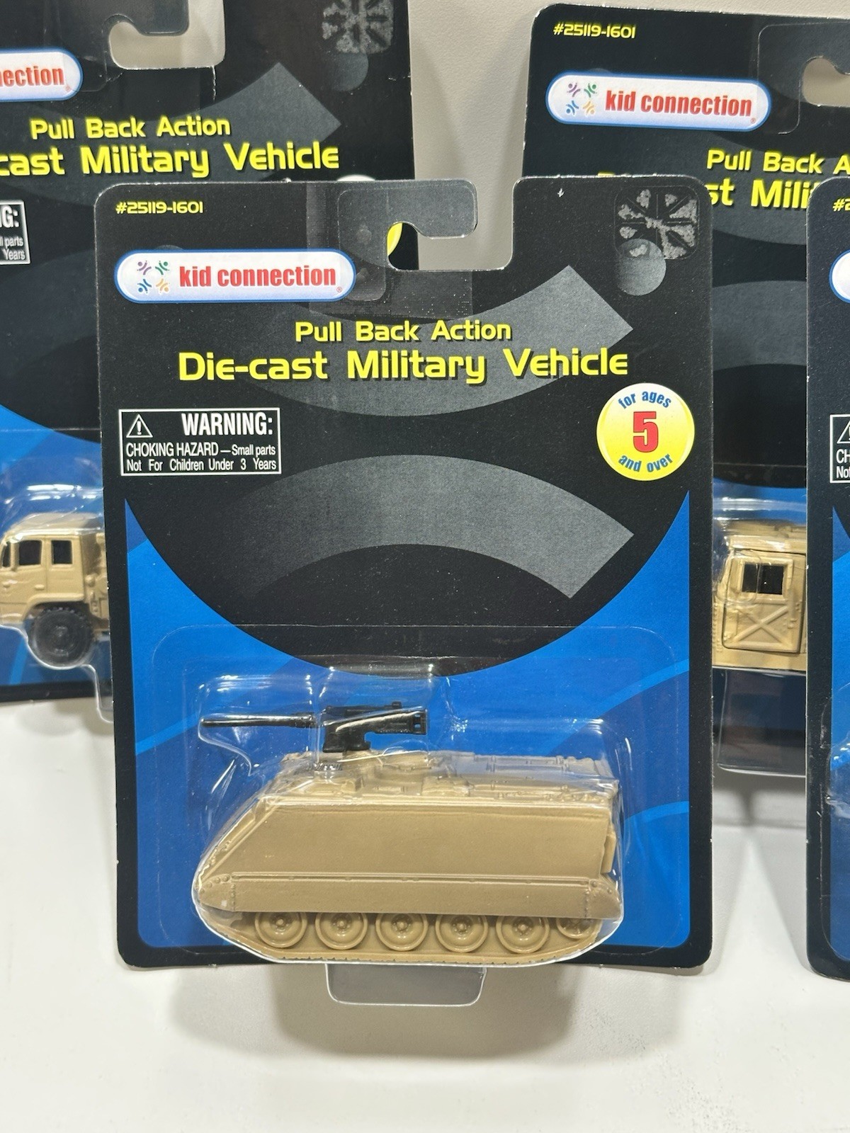Kid connection diecast Pull Back Military Vehicle Lot (5) New M1a1 Humvee