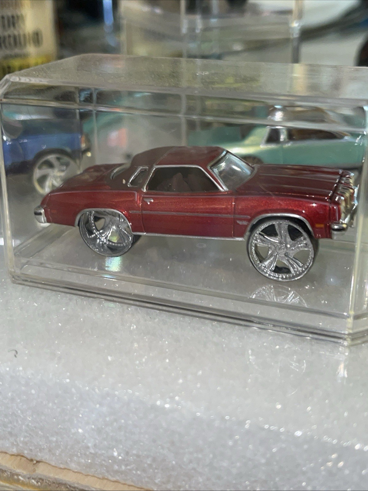 CUSTOM Johnny Lightning 1976 Olds Cutlass Supreme Red Poly On 30s 1:64 NEW