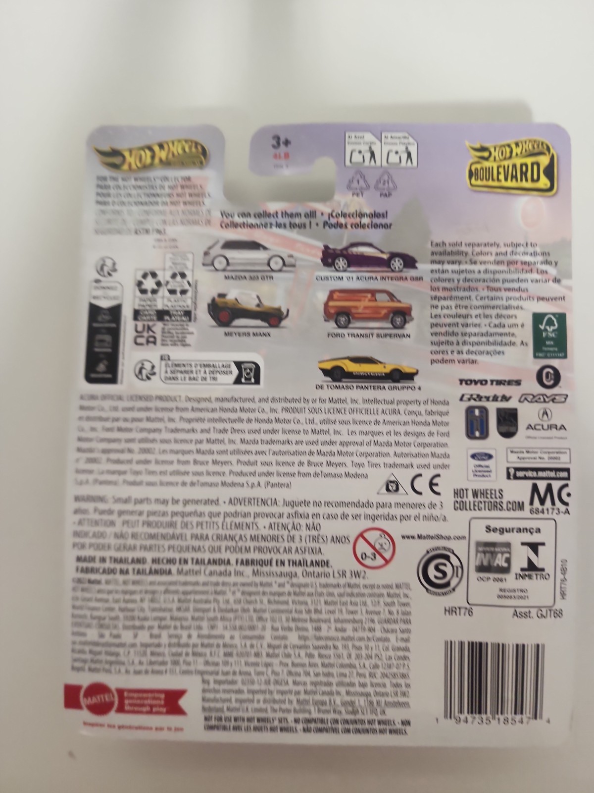 Hot Wheels Premium Boulevard #109 Ford Transit Supervan Real Riders
