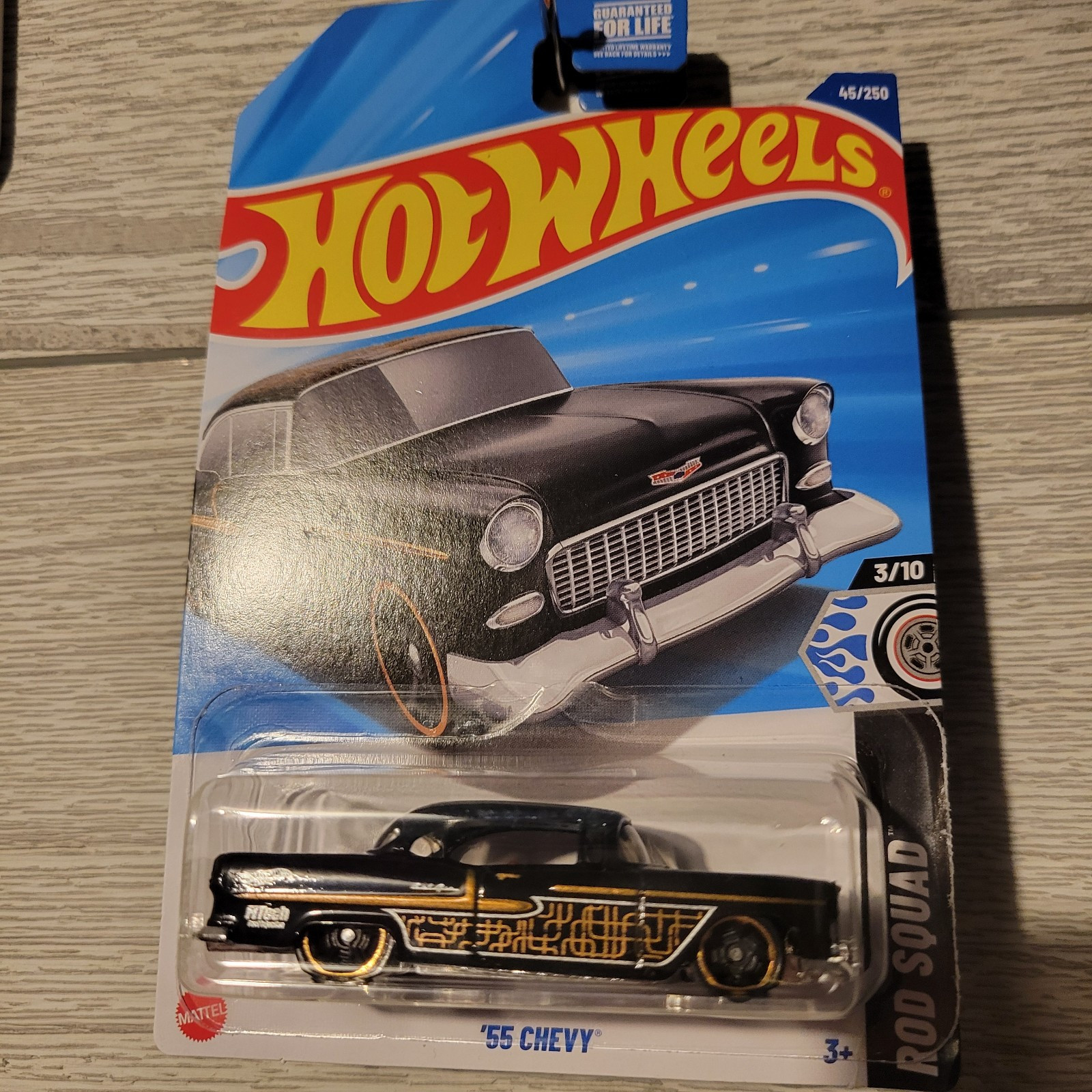 Hot Wheels (2) Car Lot: 55 Chevy And Custom 53 Chevy 2024 Rod Squad Art Cars