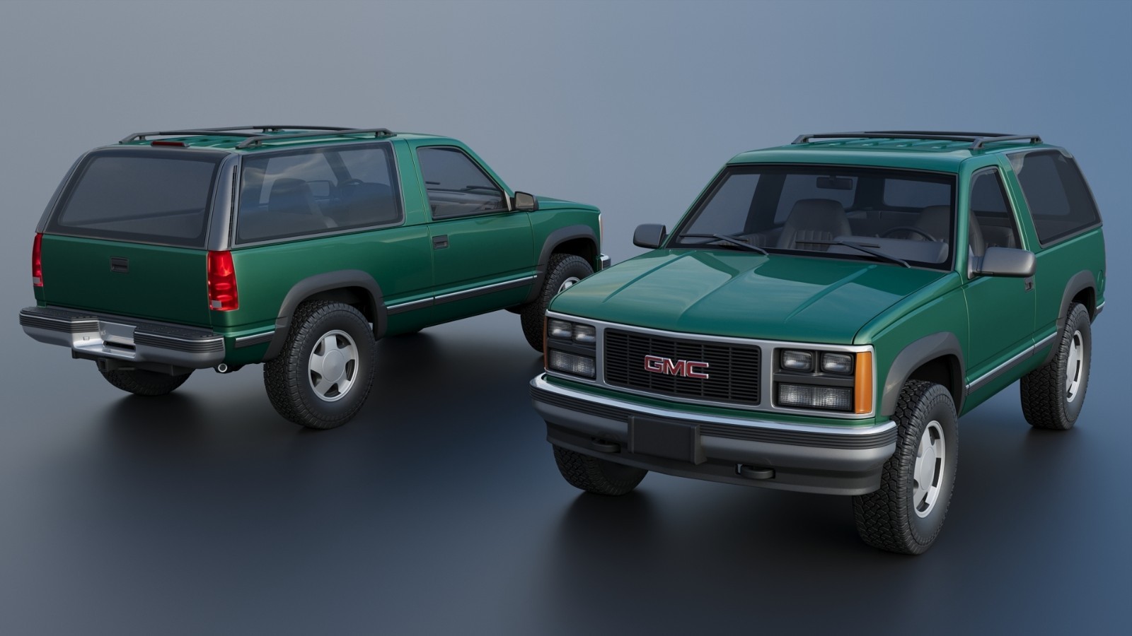 3d printed GMC Yukon 2 Door 1992 model car collectible replica