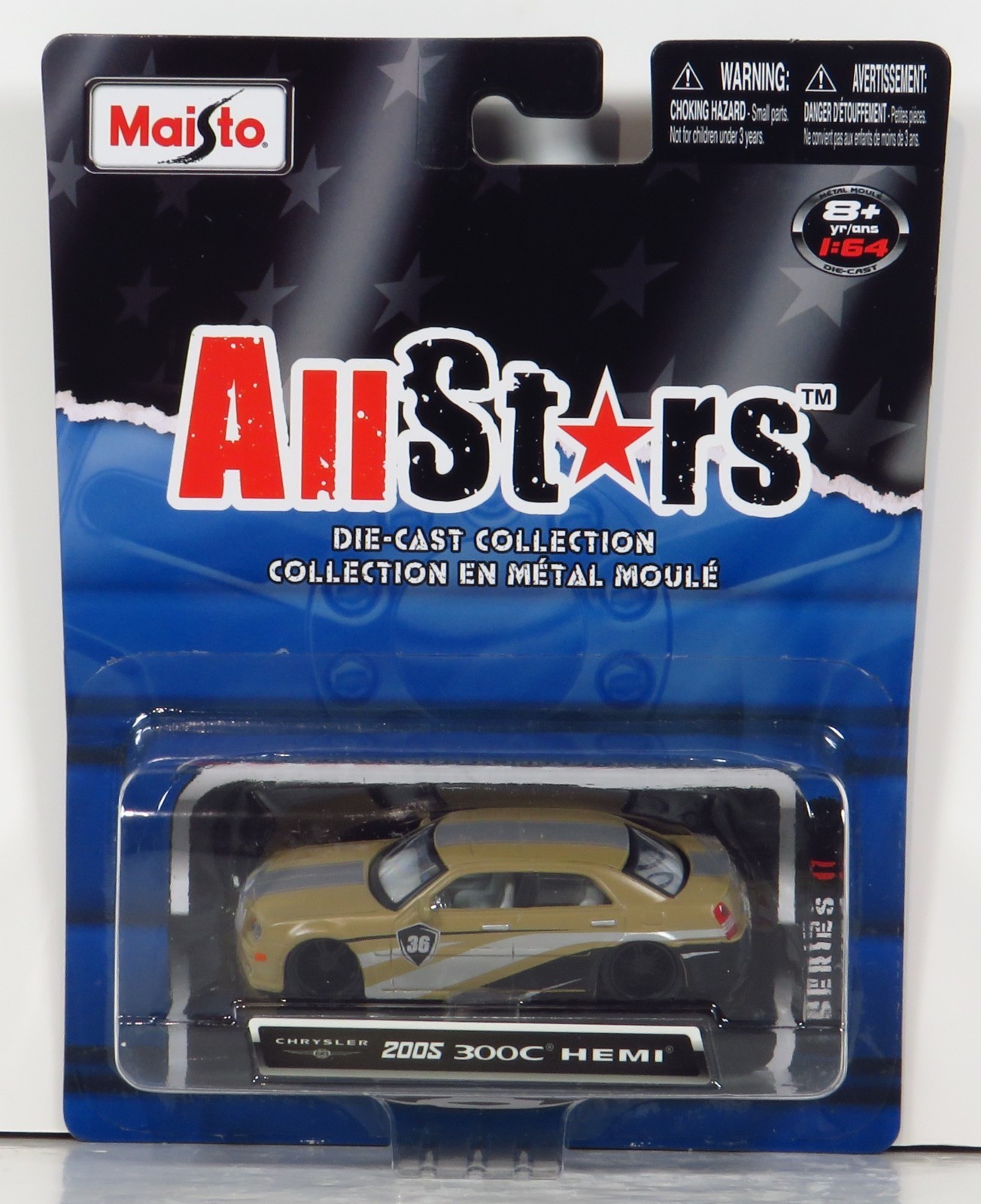 Maisto All Stars Series 11 2005 Chrysler 300C Hemi Mopar Custom 05 Diecast 1:64