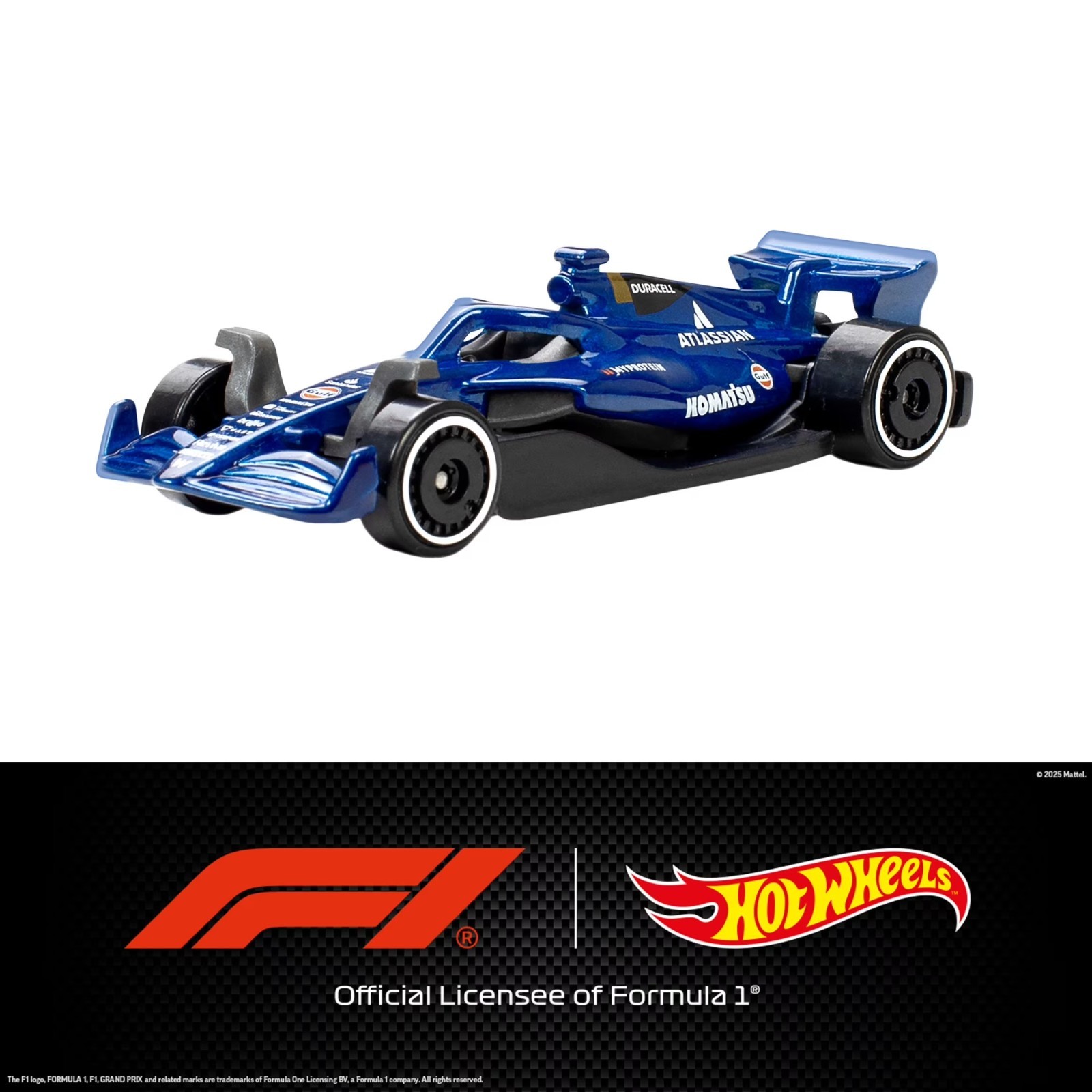 Hot Wheels Formula 1 Racing Cars 5-Pack, Set of 5 Die-Cast Toy F1 Cars in 1:64