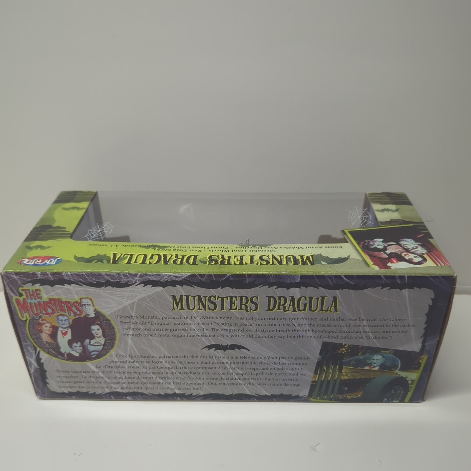 MUNSTERS DRAGULA 1:18 Scale Die Cast Metal RC2 JoyRide 2004 BRAND NEW in Box