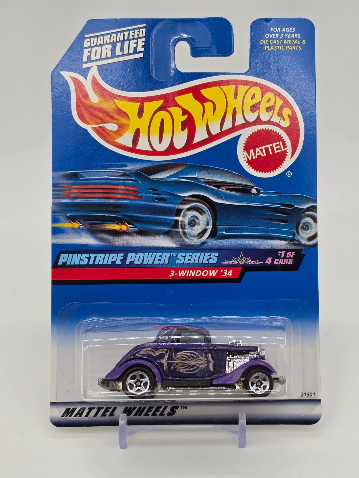 Hot Wheels – Pinstripe Series – 3 Window ’34 Ford – Purple