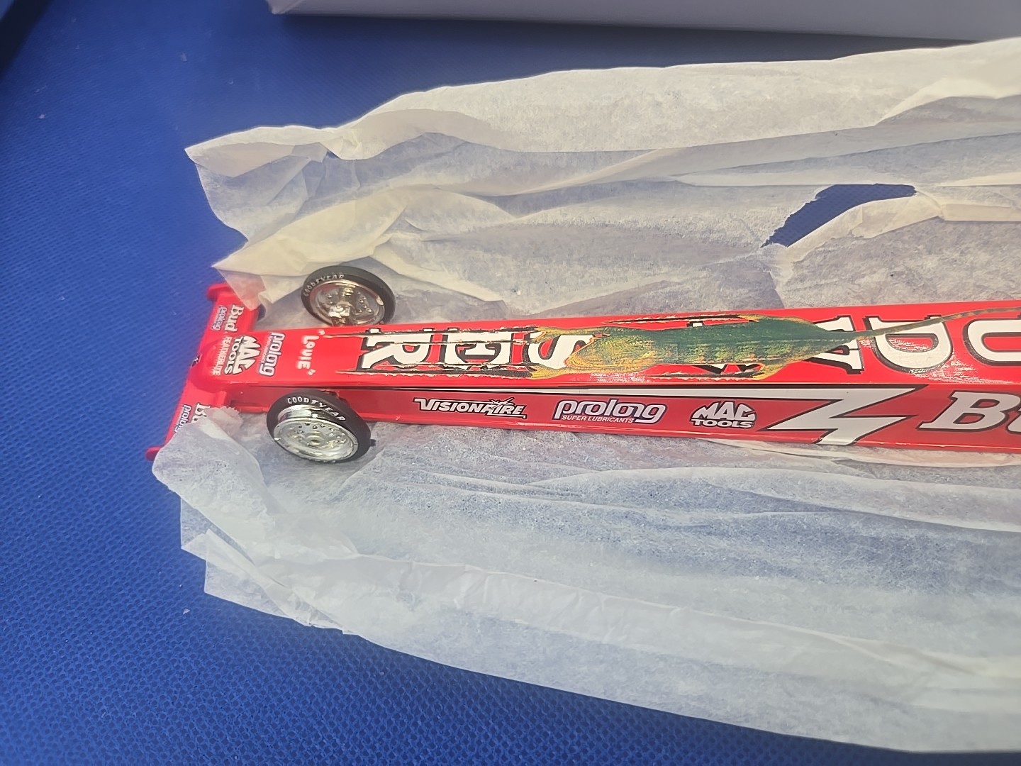 Kenny Bernstein Budweiser Louie Lizard NHRA Top Fuel Dragster 1/24 Diecast Dc42
