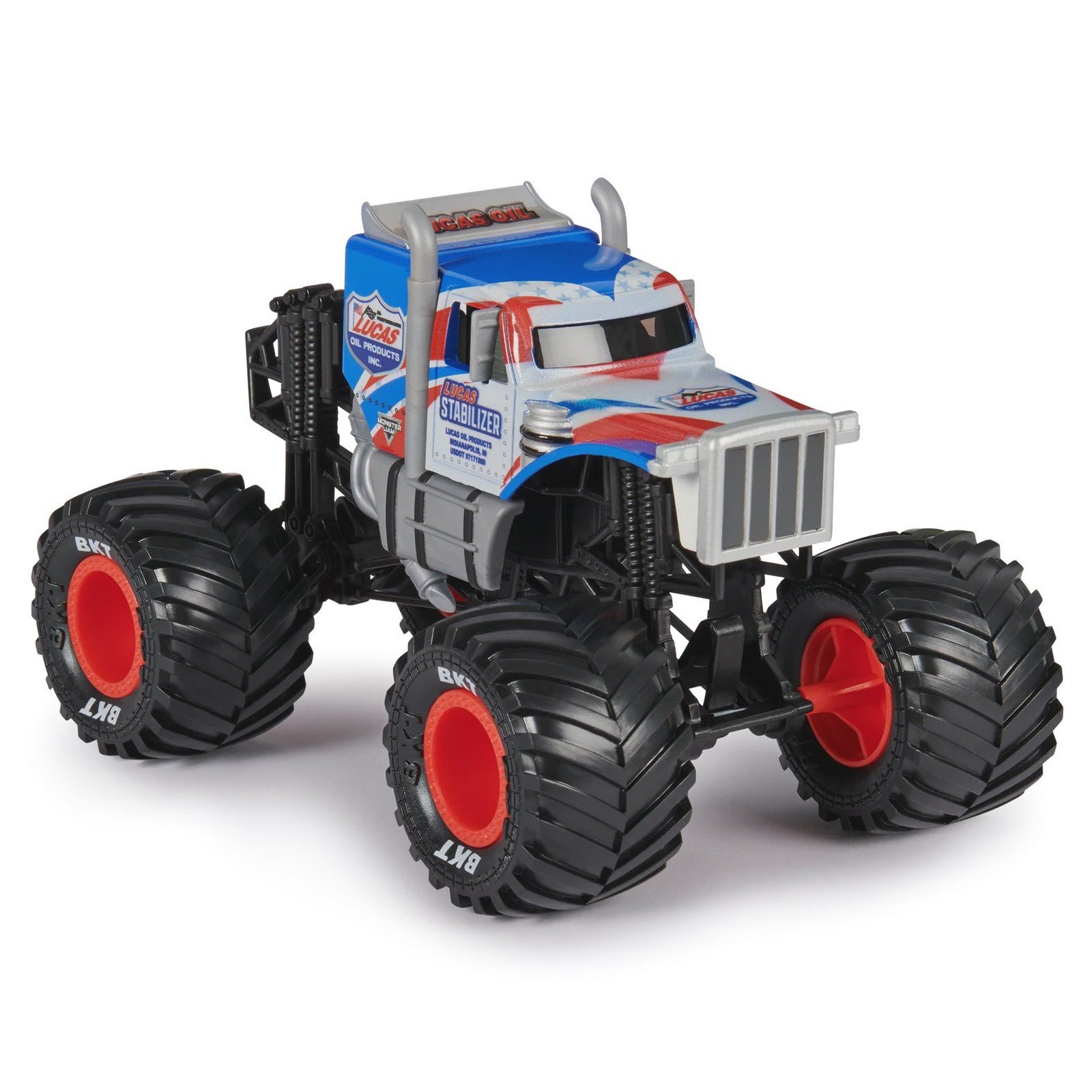 Monster Jam Series 21 Lucas Stabilizer 2024 1:24 Die-Cast Truck BKT Rubber Tires