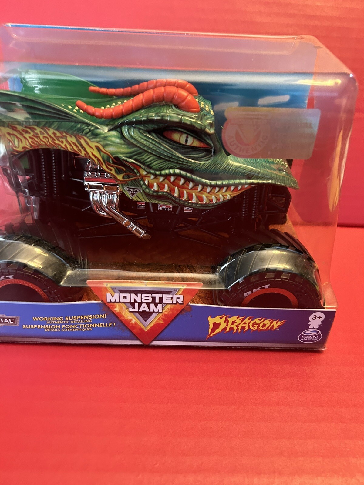 NIB MONSTER JAM 2020 “DRAGON” TRUE METAL™ 1/24 DIE-CAST BY SPINMASTER