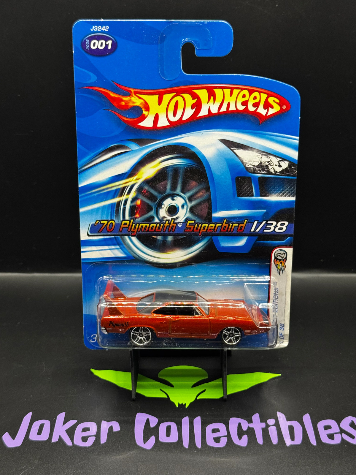 Hot Wheels Copper ’70 Plymouth Superbird 001 2006 First Editions 1/38 PR5 Wheels