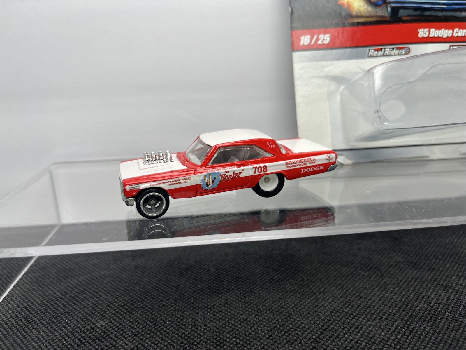 Hot Wheels Drag Strip Demons # 16 65 Doge Coronet A/FX The Honker – LOOSE