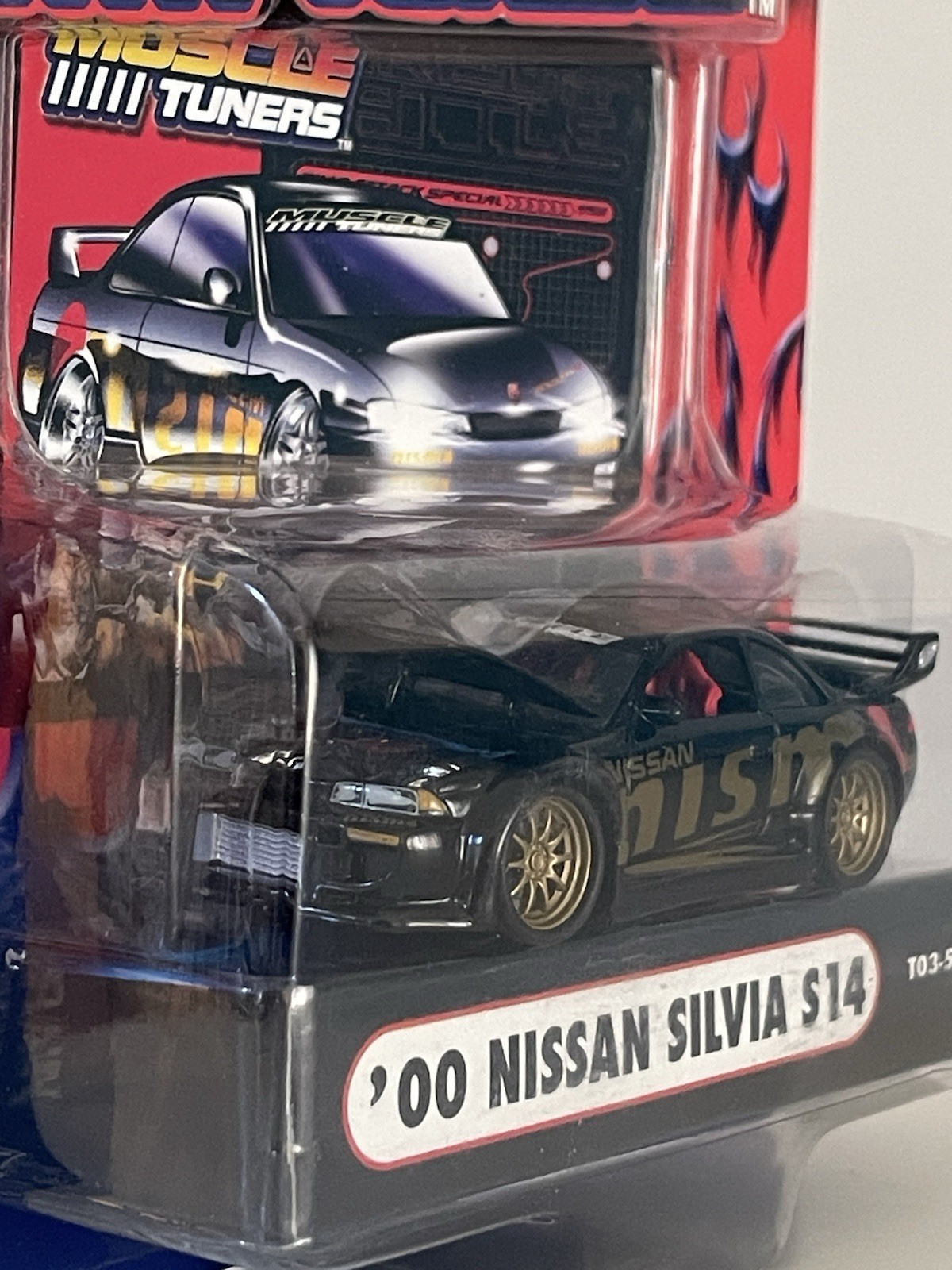 Muscle Machines Muscle Tuners Nissan S14 Silvia Nismo Black 1:64 2003 Rare
