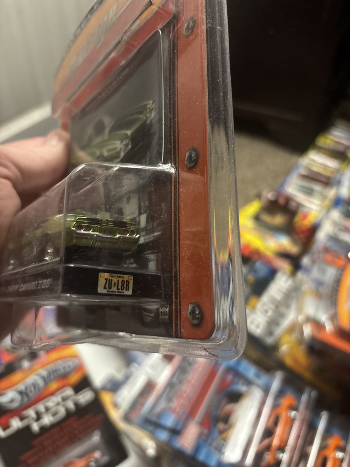 Greenlight MCG 1970 1/2 Chevy Camaro Z/28, Green, 1:64 Vintage Rare Diecast