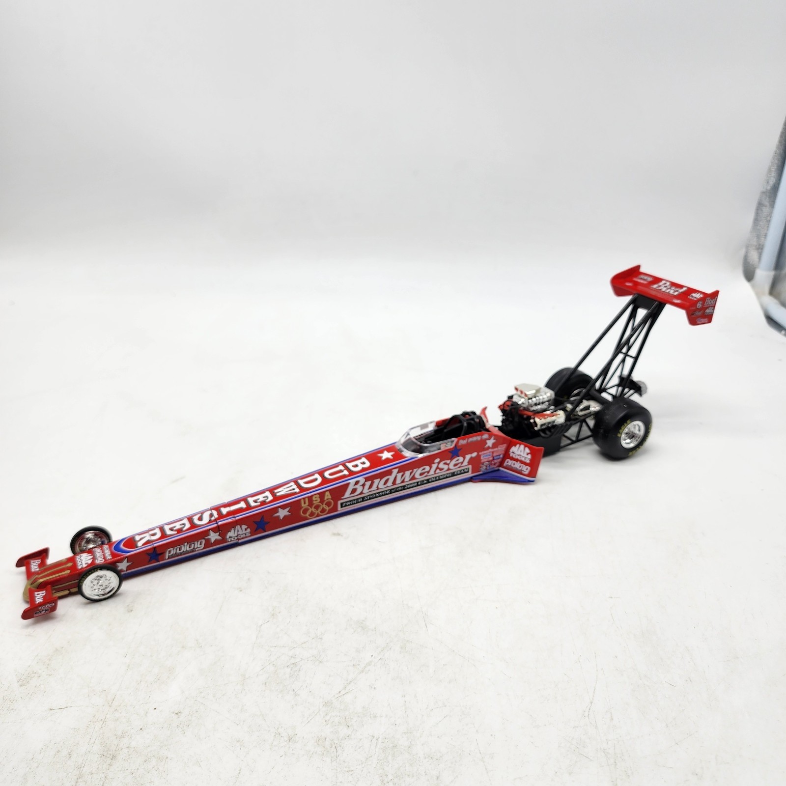 55D 2000 Kenny Bernstein Budweiser US Olympic Team NHRA Top Fuel Dragster 1/24