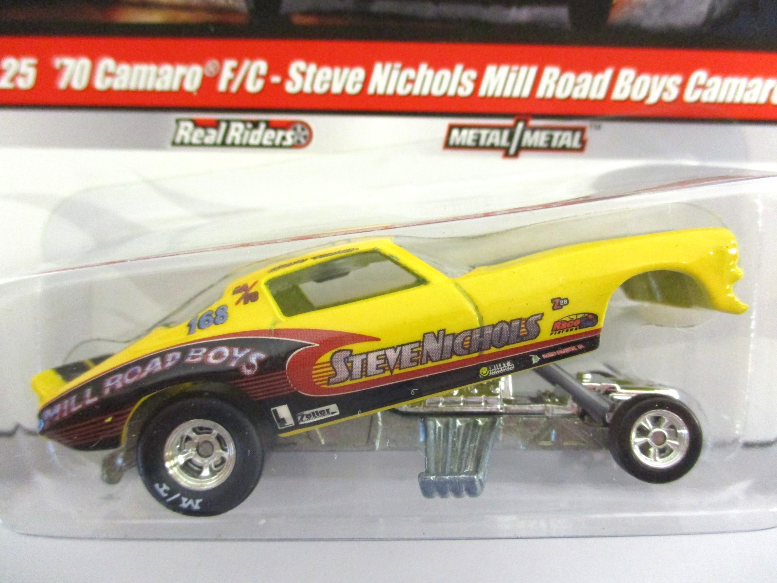 HOT WHEELS – DRAG STRIP DEMONS MILL ROAD BOYS 1970 CHEVROLET CAMARO FUNNY CAR