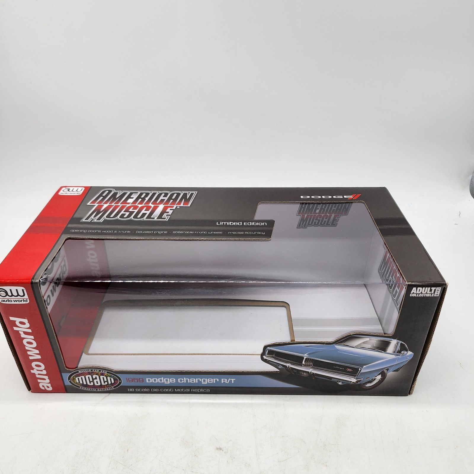 57Z Auto World 1:18 1969 Dodge Charger American Muscle Rare Color Variant