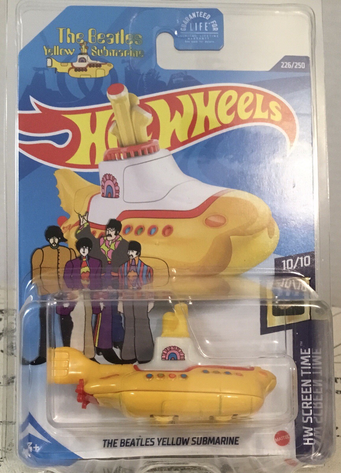 Hot Wheels THE BEATLES YELLOW SUBMARINE 2016 HW Screen Time 10/10 /250