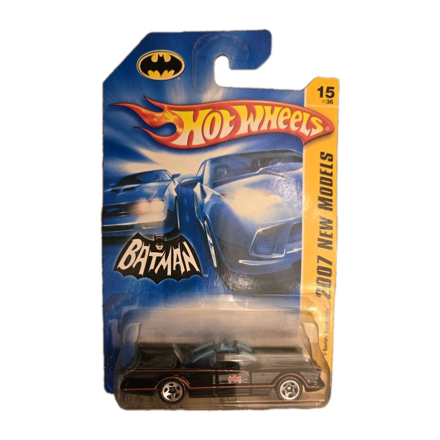 2007 Mattel Hot Wheels 1966 BATMOBILE 1:64 Die-Cast Car. Batman TV DC Comics