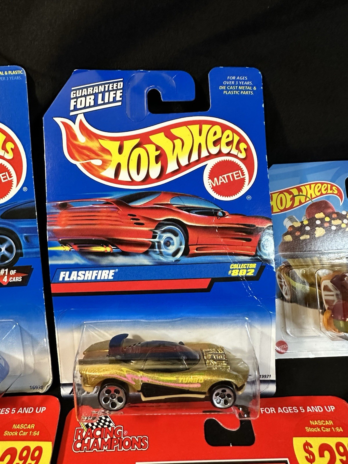 Mixed Lot of 8 Die Cast Cars Hot Wheels Racing Champions NASCAR Street Rebels