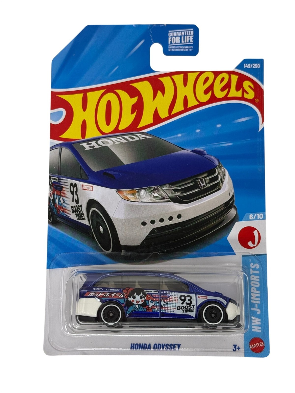 2026 Hot Wheels Honda Odyssey HW J-Imports 6/10 149/250 1:64 NOC