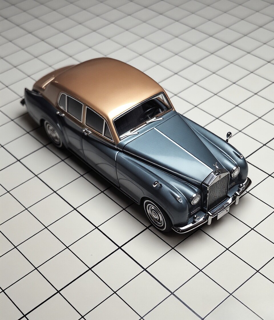 GFCC 1:64 Limited 1955 Silver Cloud I Classic Model Diecast Metal Car