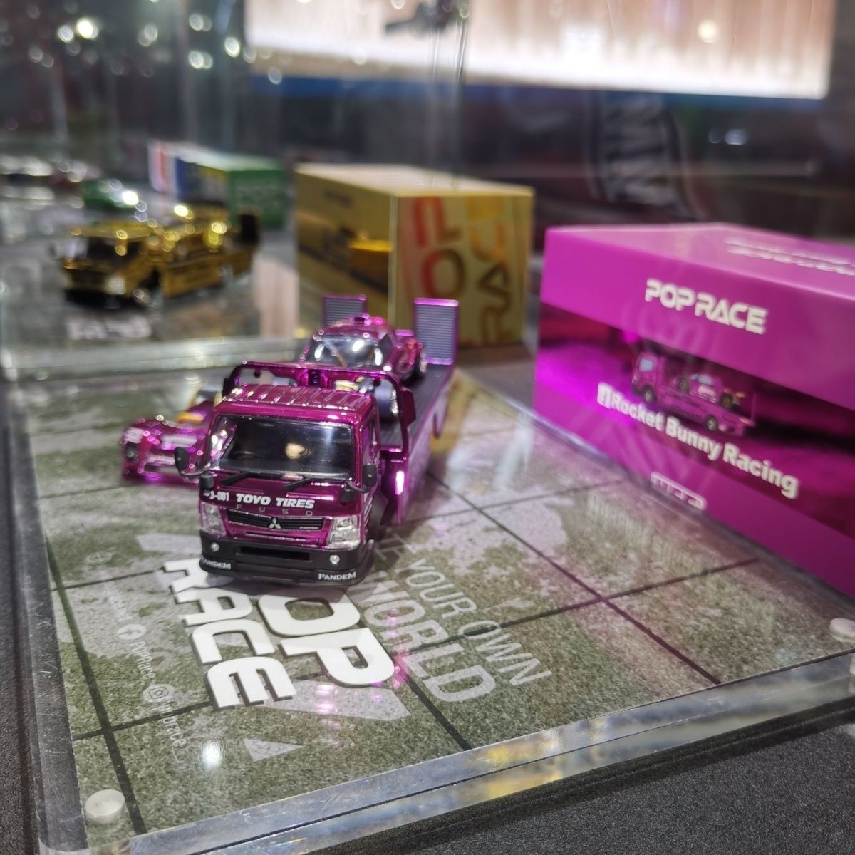 XCartoys Pop Race 1/64 Pandem Lotus Elise Set Beijing Exclusive Purple Chrome