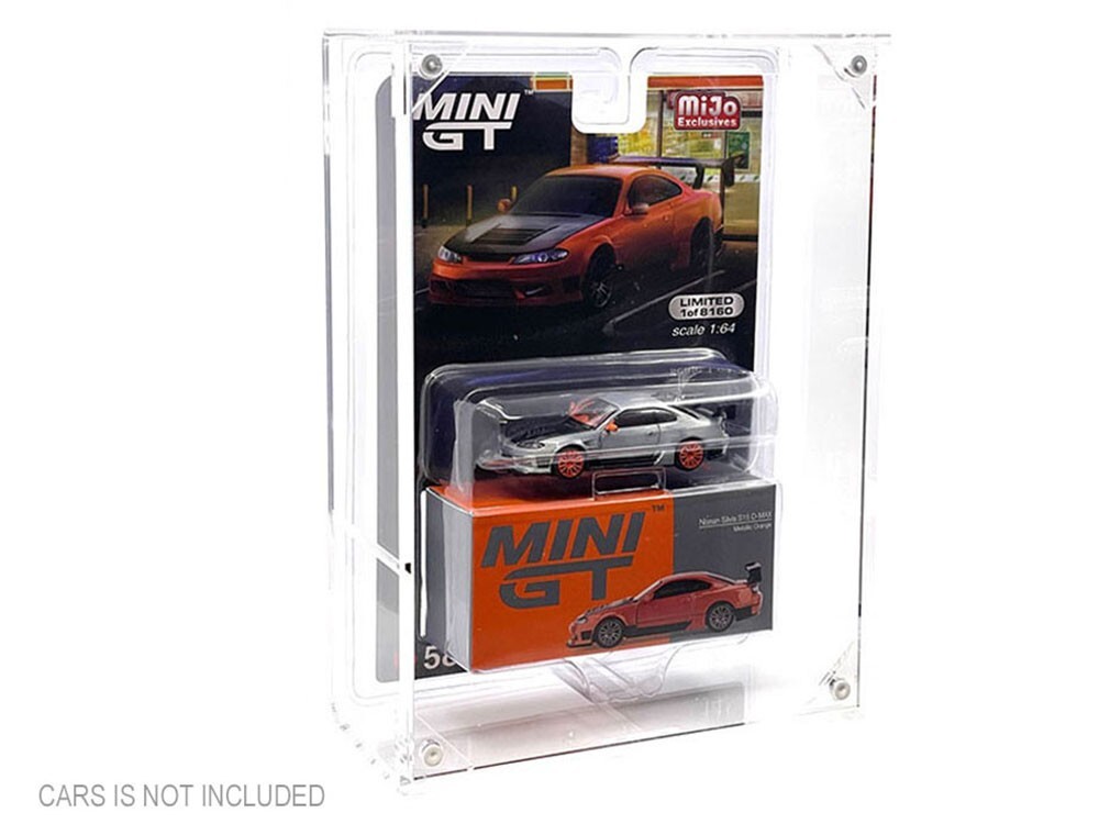 SHOWCASE PREMIUM SINGLE DISPLAY CASE W/ SHELF FOR 1/64 SCALE MODEL CARS MJ15020