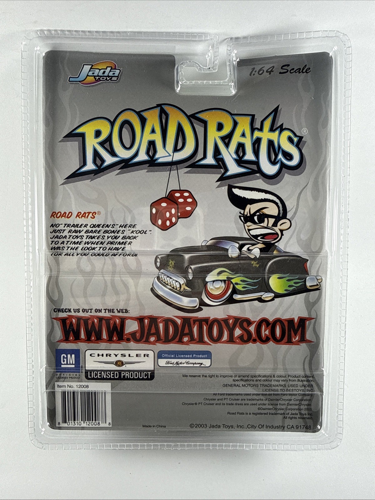Jada Toys 1:64 Scale Road Rats Diecast Car- Brown ‘53 Cadillac Series 62 I14