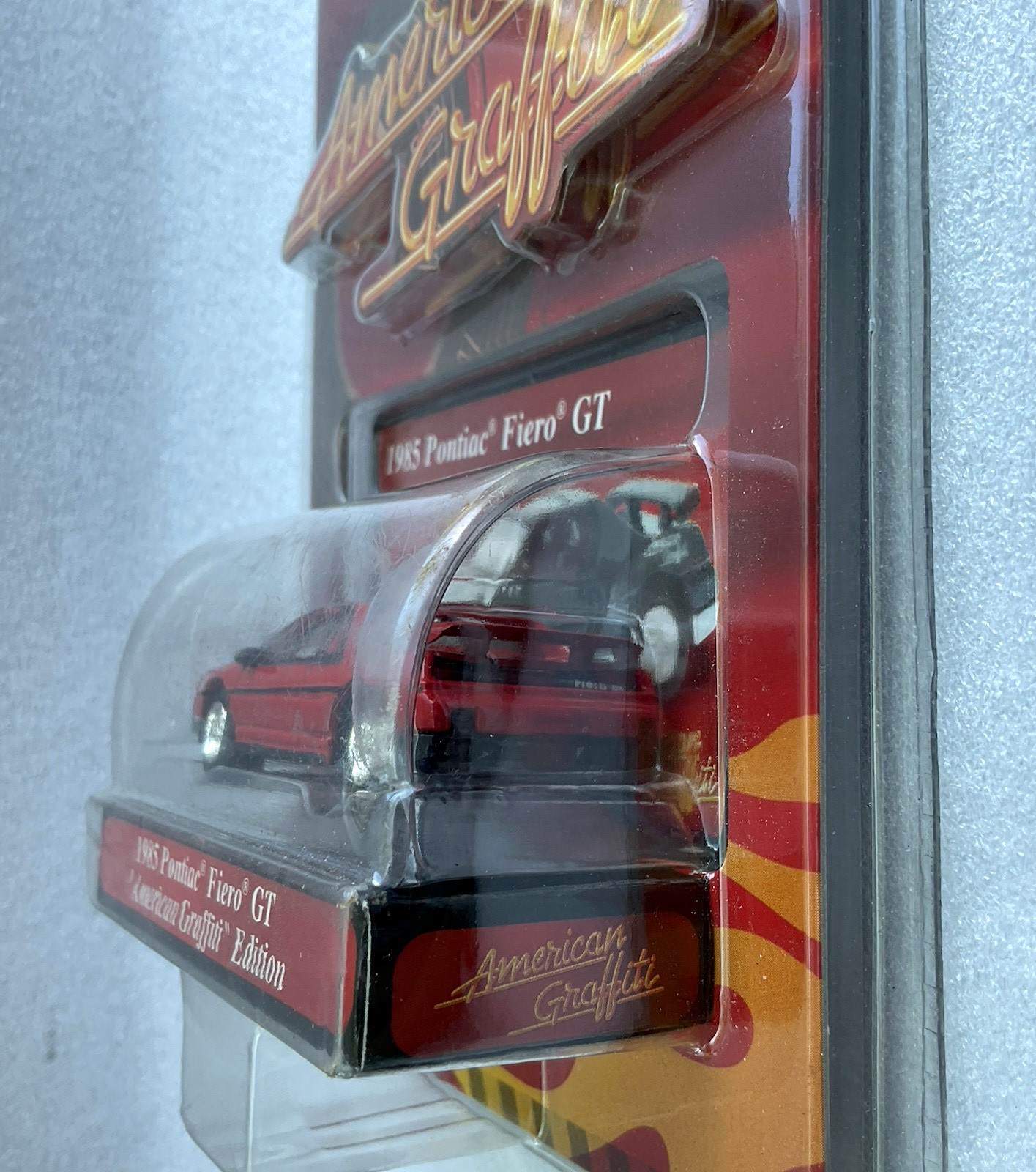 Motor Max American Graffiti 1985 PONTIAC FIERO GT Red MOC