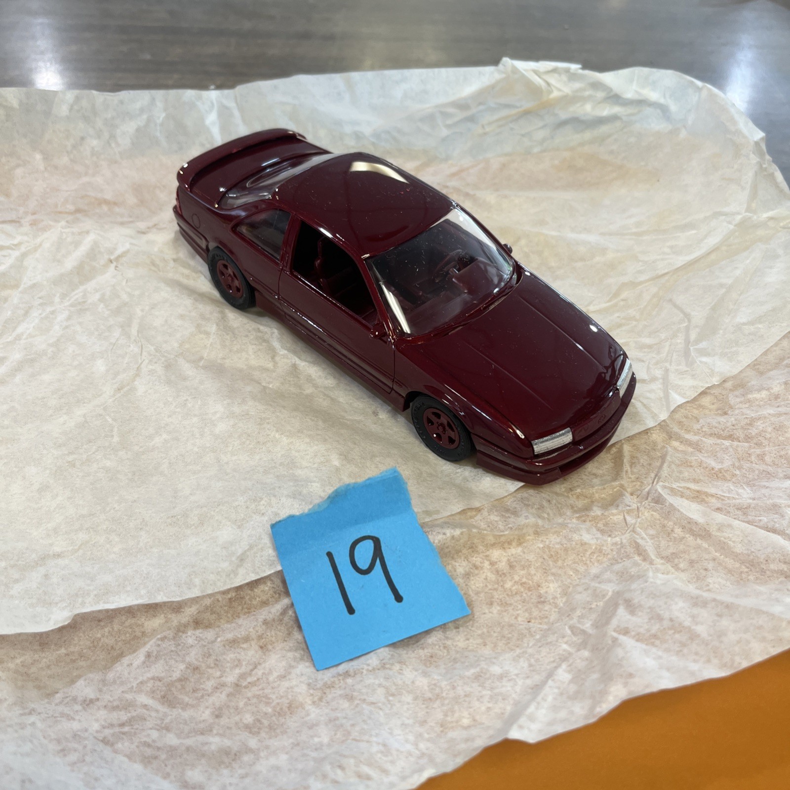 Ertl 1990 Beretta GTZ Maroon Metallic #6038 DEALER PROMO