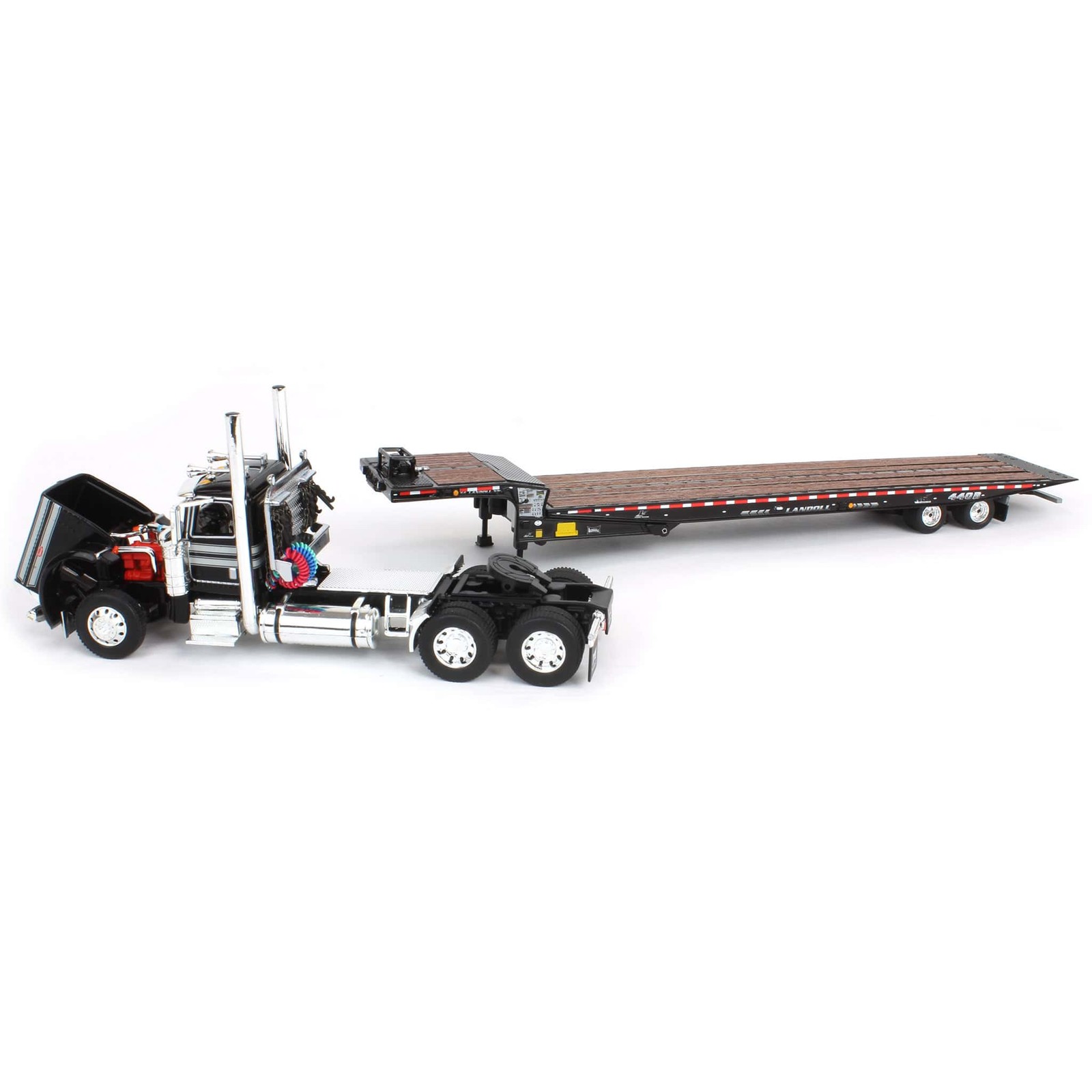 DCP 1/64 Peterbilt 389 Day Cab Landoll 440B Traveling Axle Trailer 60-1980
