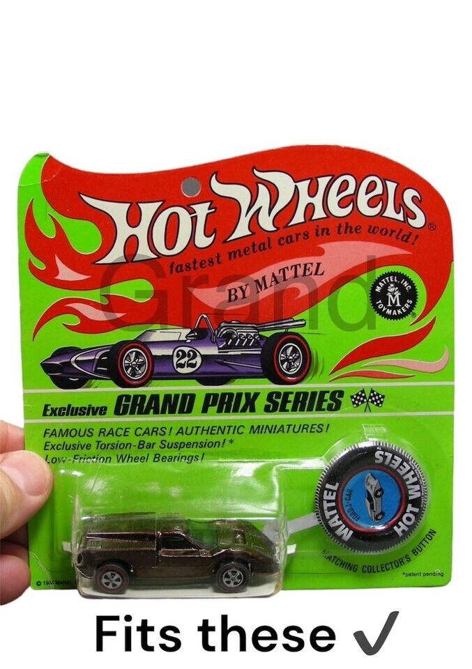 20 Protector Cover Display Cases For Hot Wheels Vintage Redline & Aniversary Ed