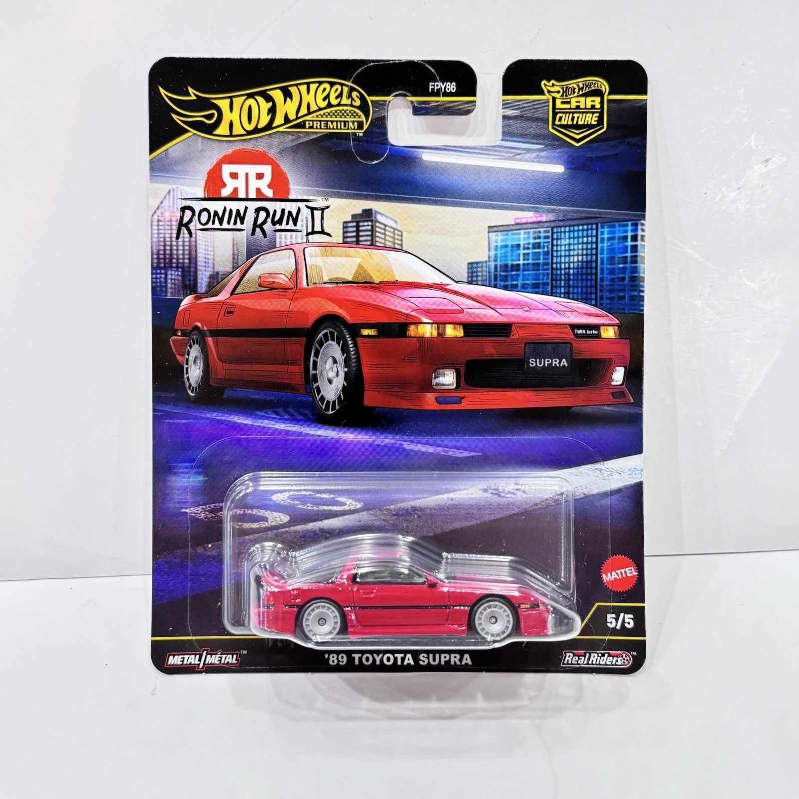 2025 Hot Wheels Premium ’89 Toyota Supra MKIII Car Culture Ronin Run 2