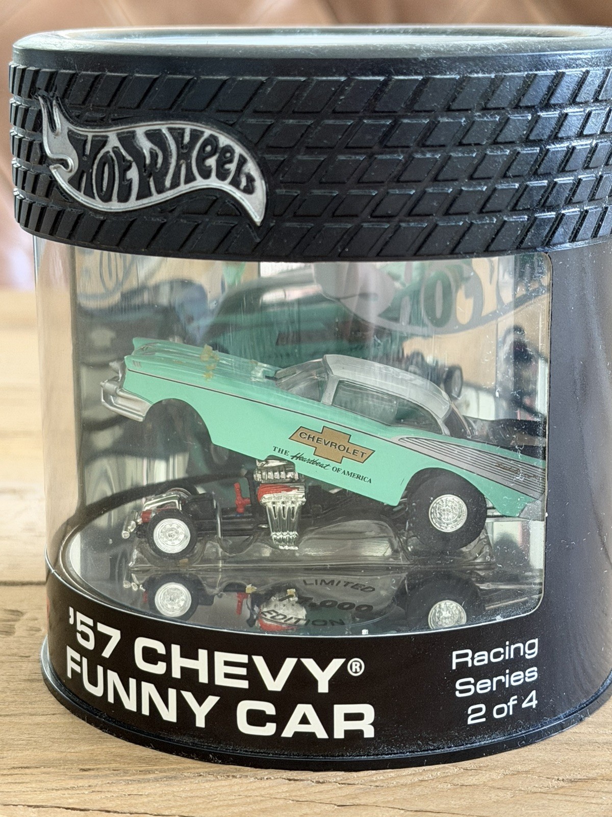 Hot Wheels Oil Can 57 Chevy Funny Car Racing Series
