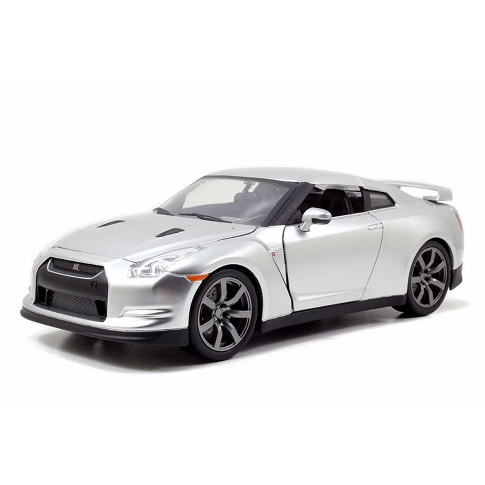97213 JADA FAST AND FURIOUS BRIAN’S NISSAN GT-R HARD TOP 1/24 DIECAST SILVER