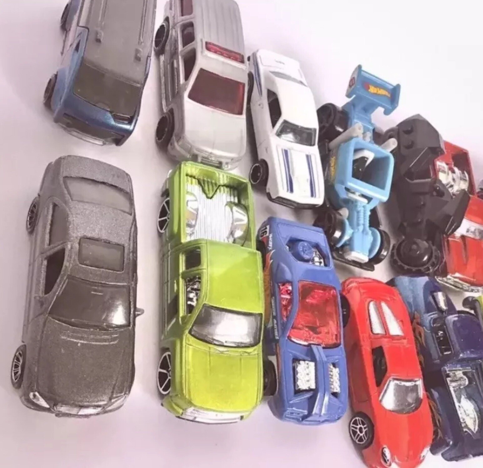 Hot Wheels Lot Of 17 Assorted Modern Cars Variety Models Colors Years