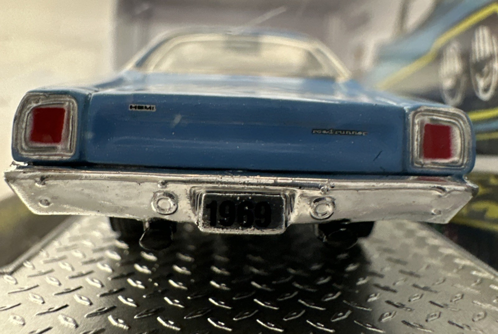 1969 Plymouth Road Runner HEMI Blue/White M2 Machines R92 25-49 New in Package