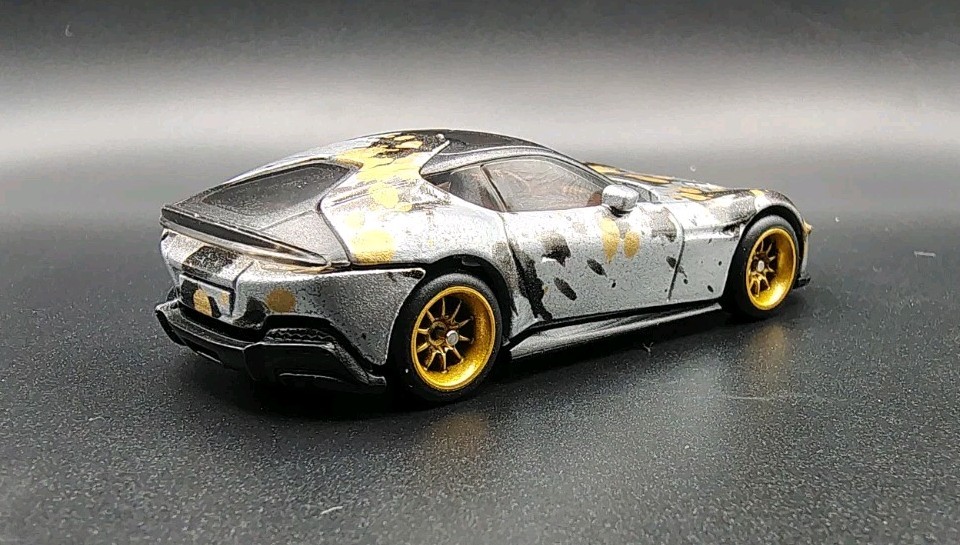 *Custom Hot Wheels* Ferrari 12Cilindri “Artsy Silverian” By NoScalpCustoms