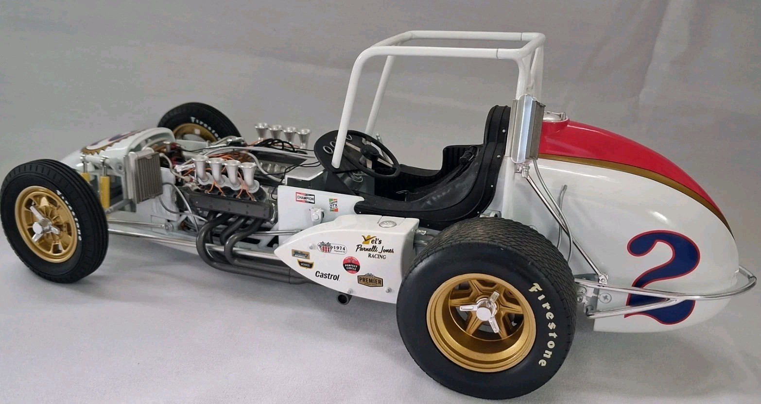 GMP 1:18 Mario Andretti #2 Vel’s Parnelli Jones Dirt Champ Car Diecast