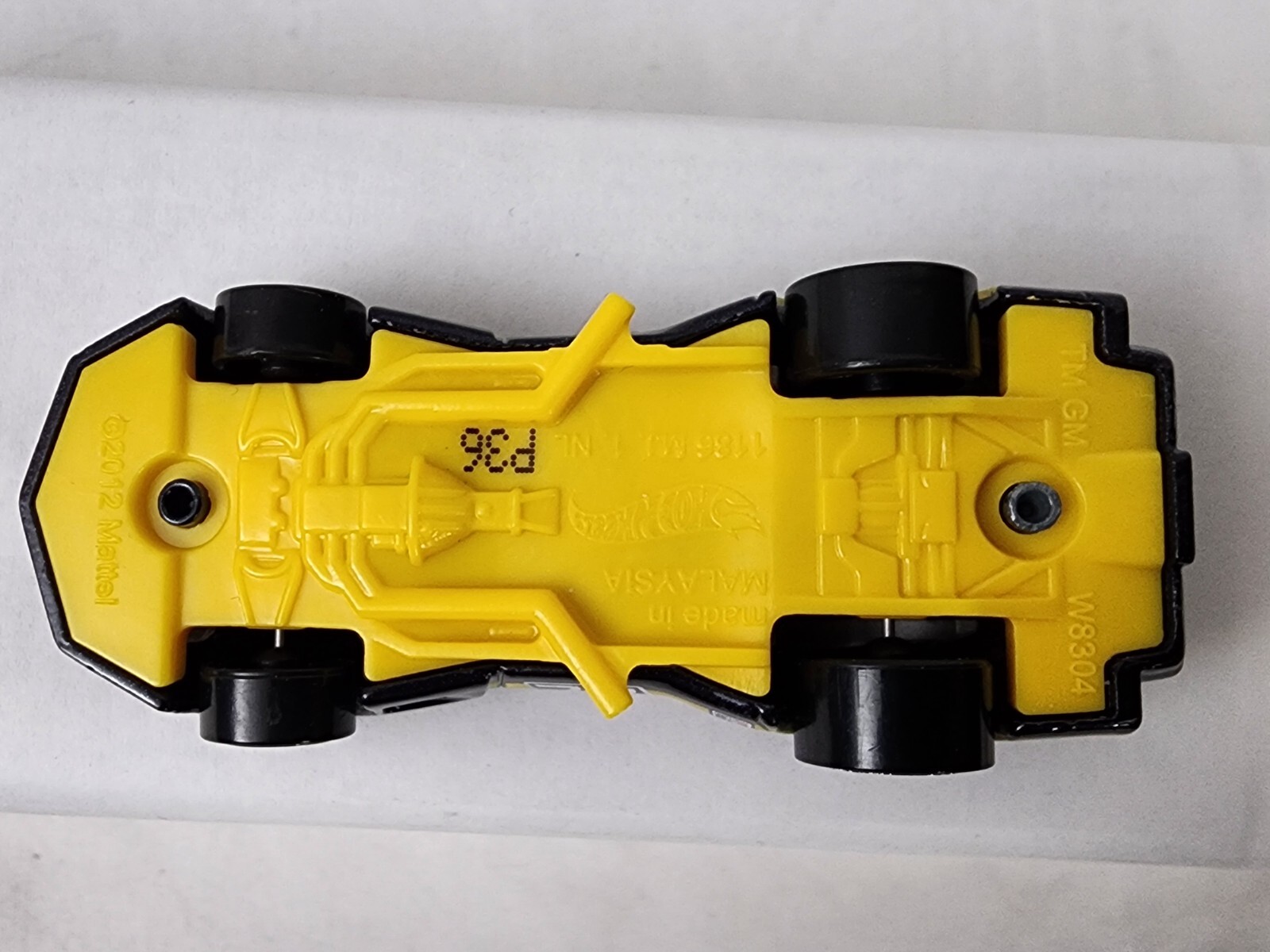 Hot Wheels ‘76 Greenwood Corvette Factory raw body and unspun. Lot of 2 / A7