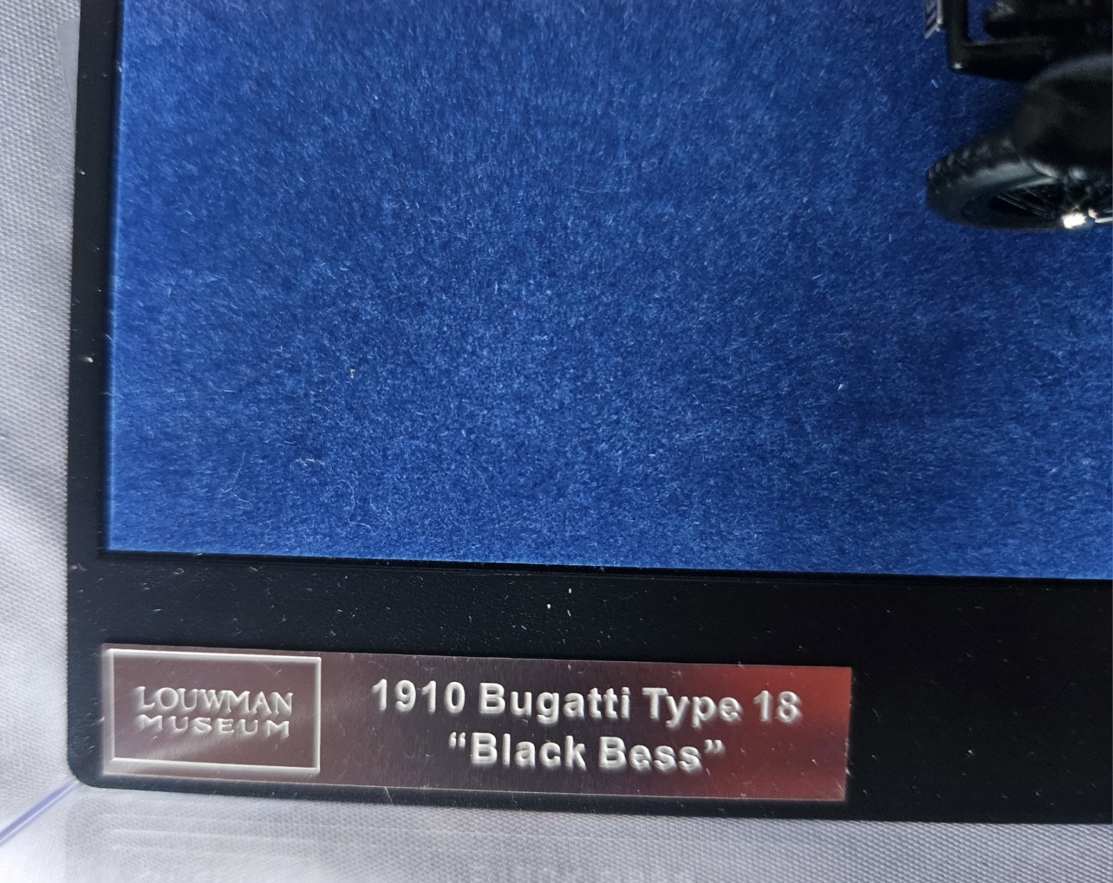 RARE MATRIX 1910 BUGATTI TYPE 18 “BLACK BESS” LOUWMAN MUSEUM 1:43 SCALE MIB