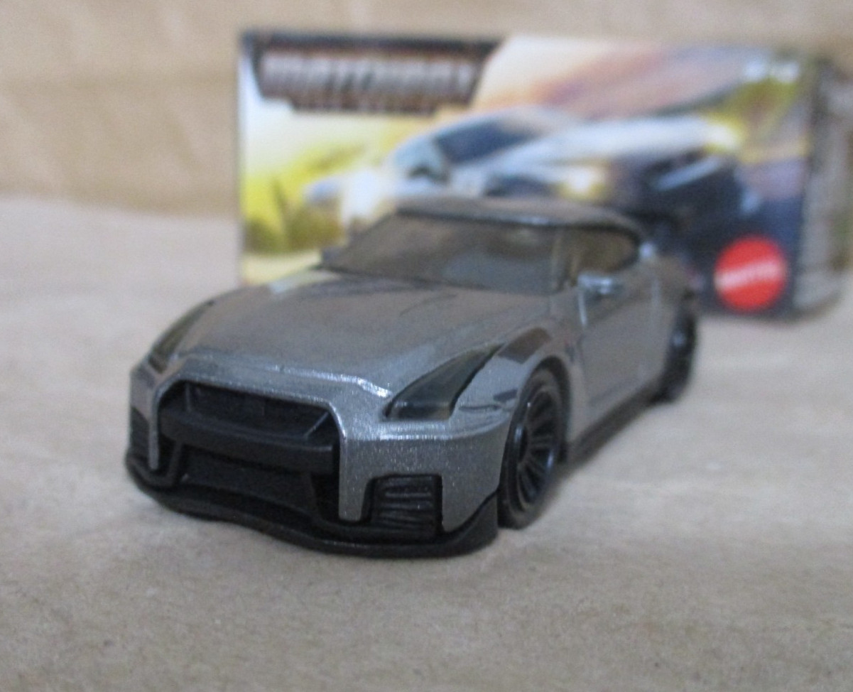 Power Grab Matchbox Movie #3 Nissan GT-R Nismo Dark Silver 1/64 Diecast
