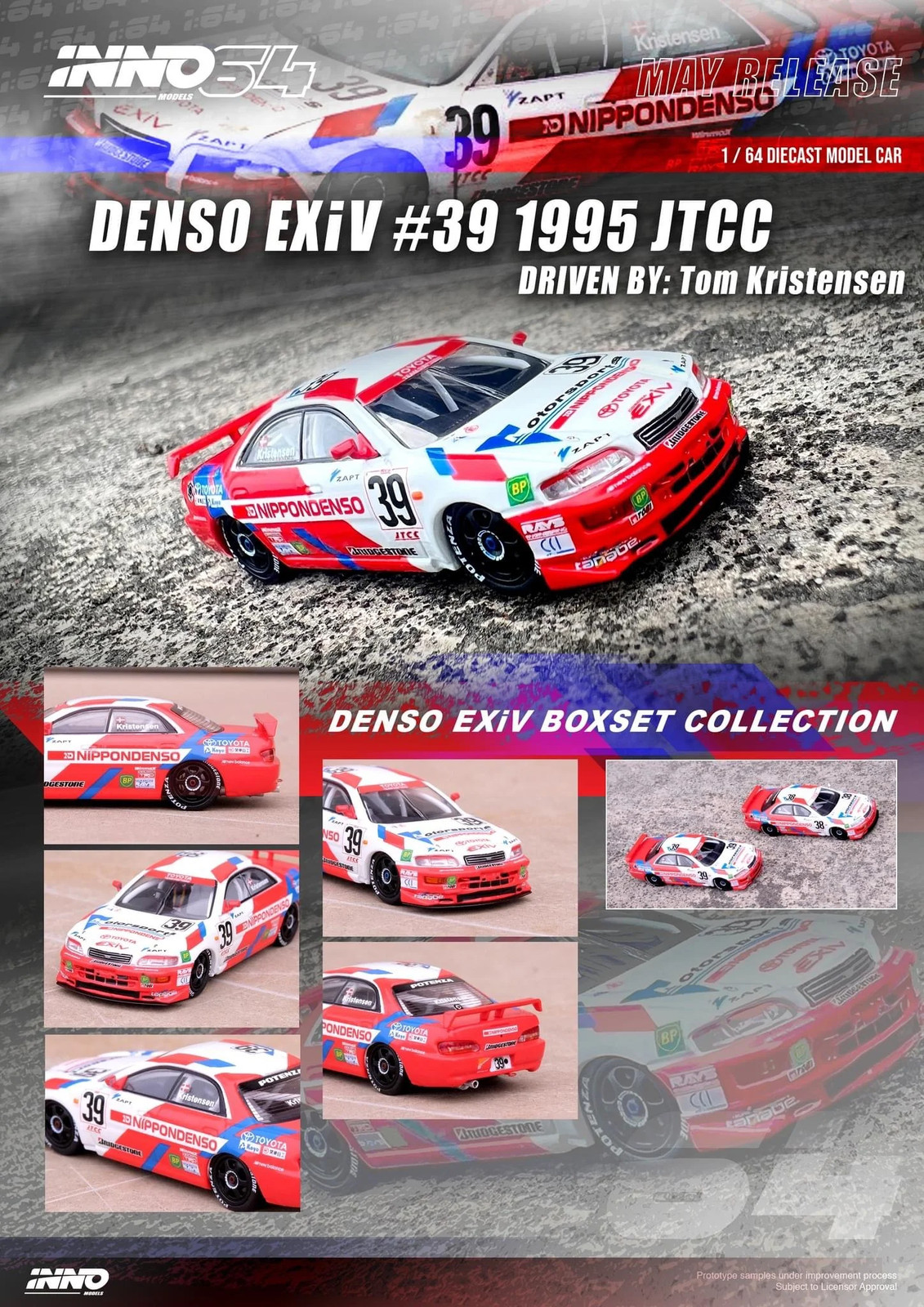Inno64 1:64 Toyota Corona Denso EXiV – Box Set 2pcs