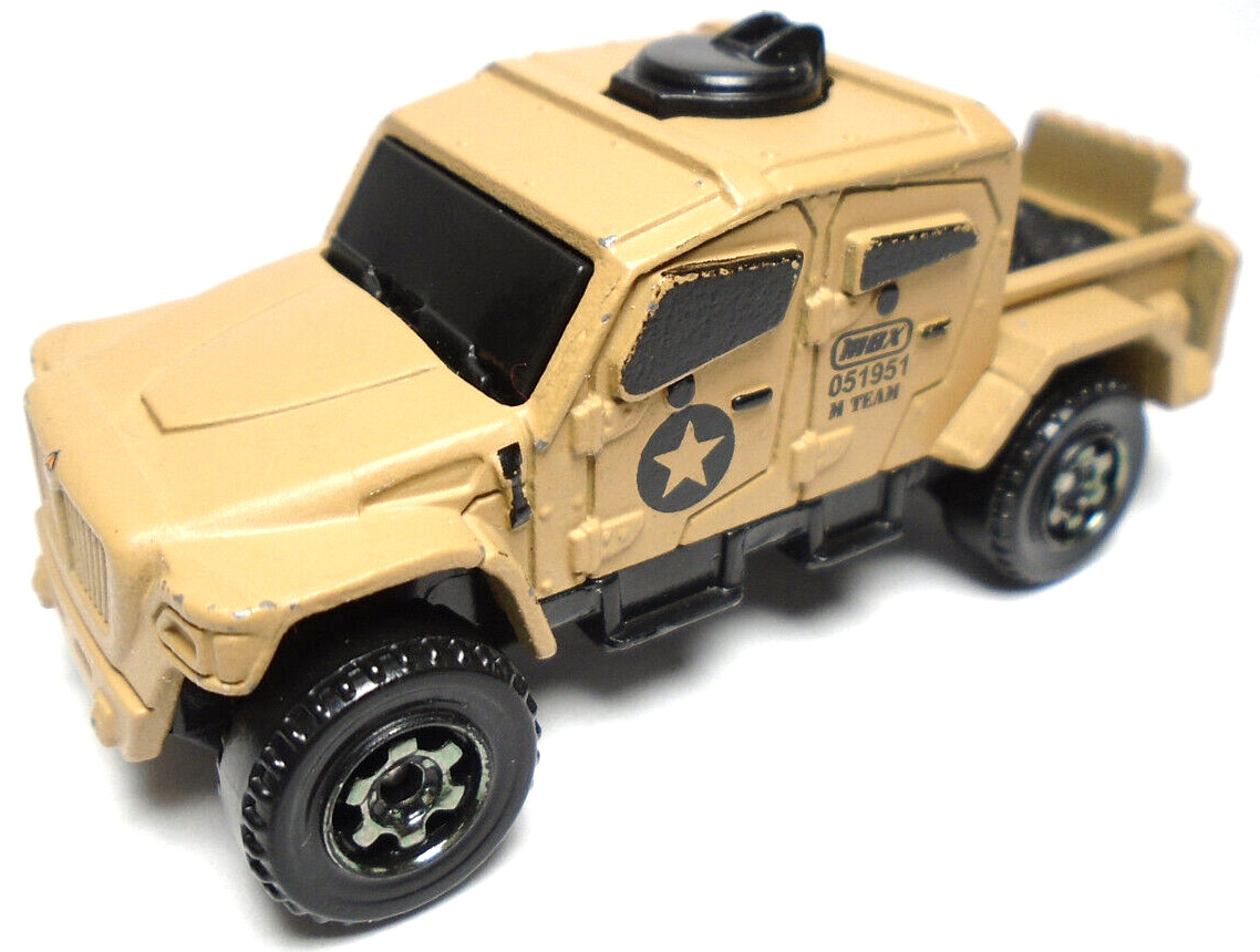 2012 MATCHBOX Y0560 M TEAM 051951 TAN 1:64 DIECAST 2 7/8″ MILITARY TRUCK VEHICLE