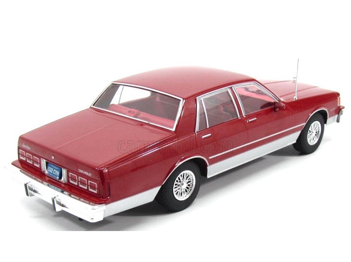 1985 Chevrolet Caprice Classic Sedan Red 1/18 MCG HTF !