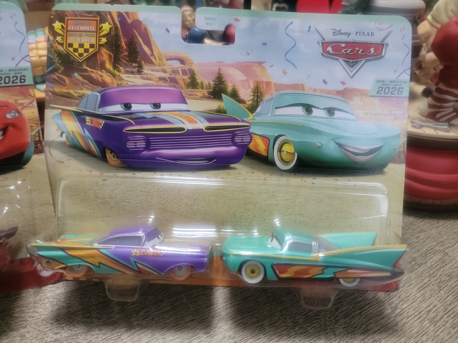Disney Pixar Cars Mater LMQ Ramon & Flo Race To Celebrate Edition