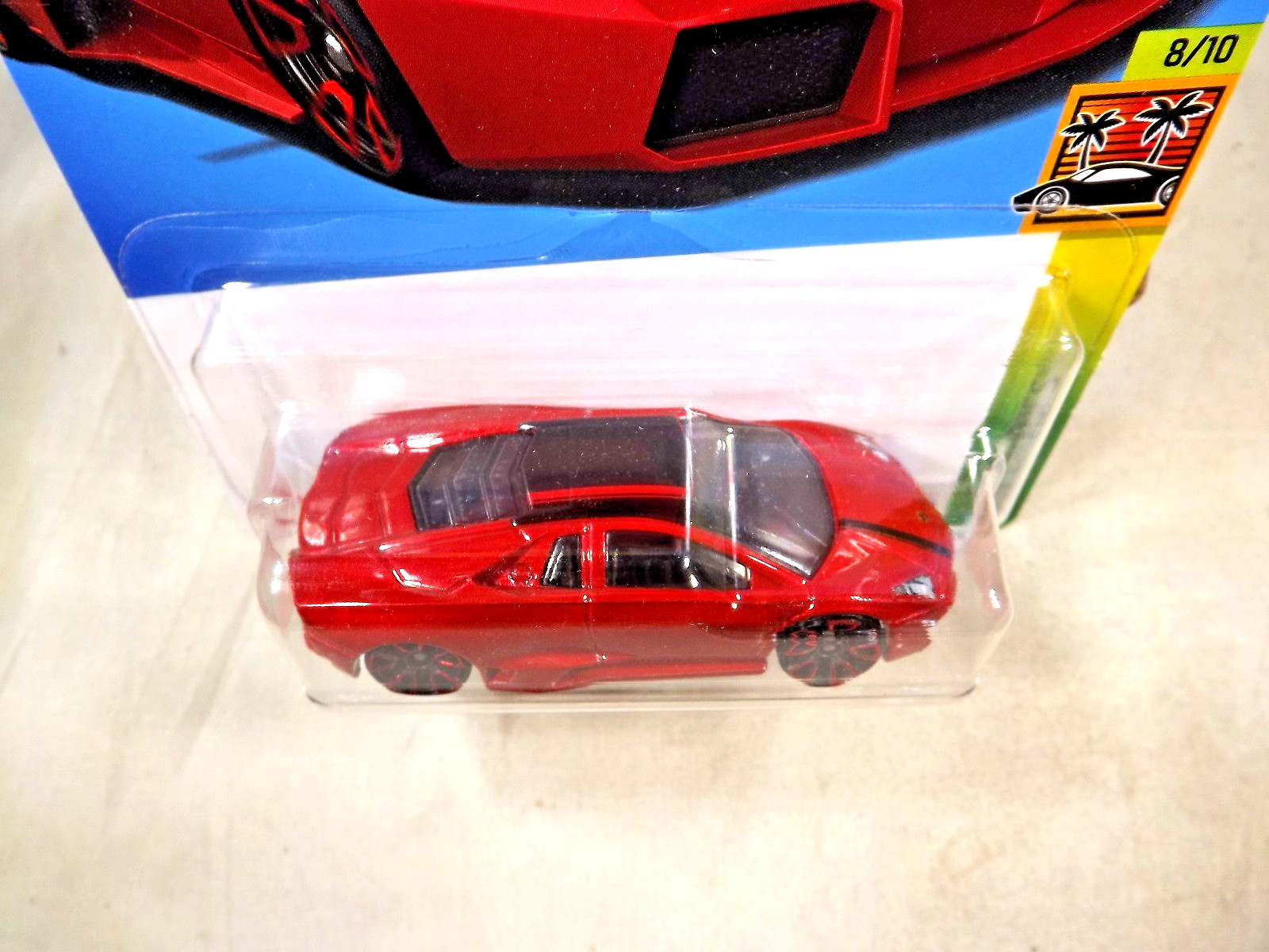 2023 Hot Wheels #224 HW Exotics 8/10 LAMBORGHINI REVENTON Burnt Red w/RedTrap5Sp