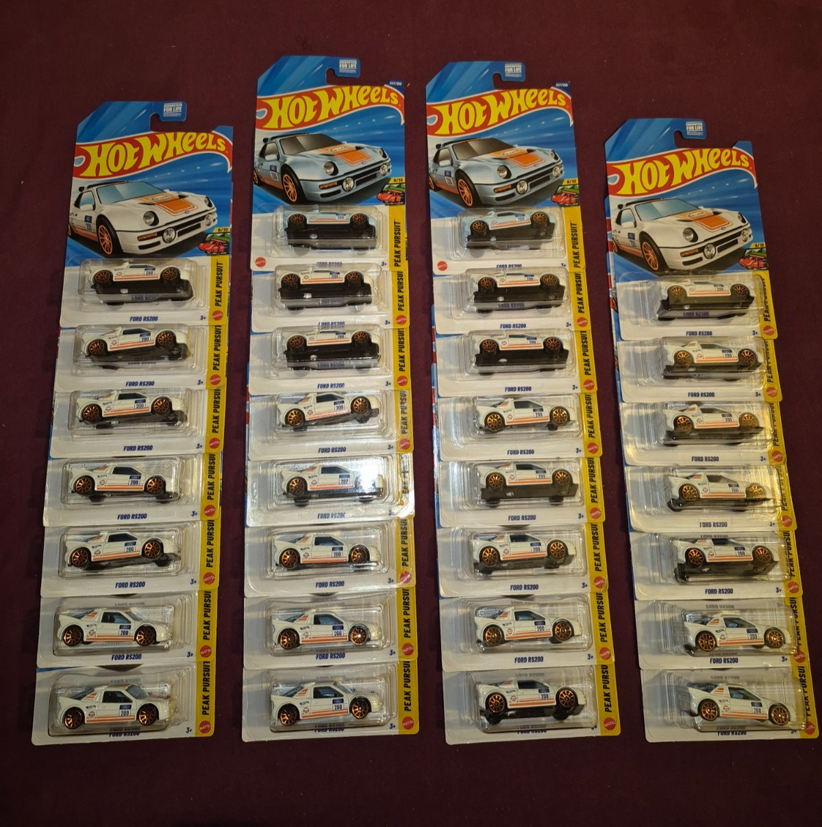 HOT WHEELS B CASE Dollar General Excusive Ford Pursuit -LOT OF 30