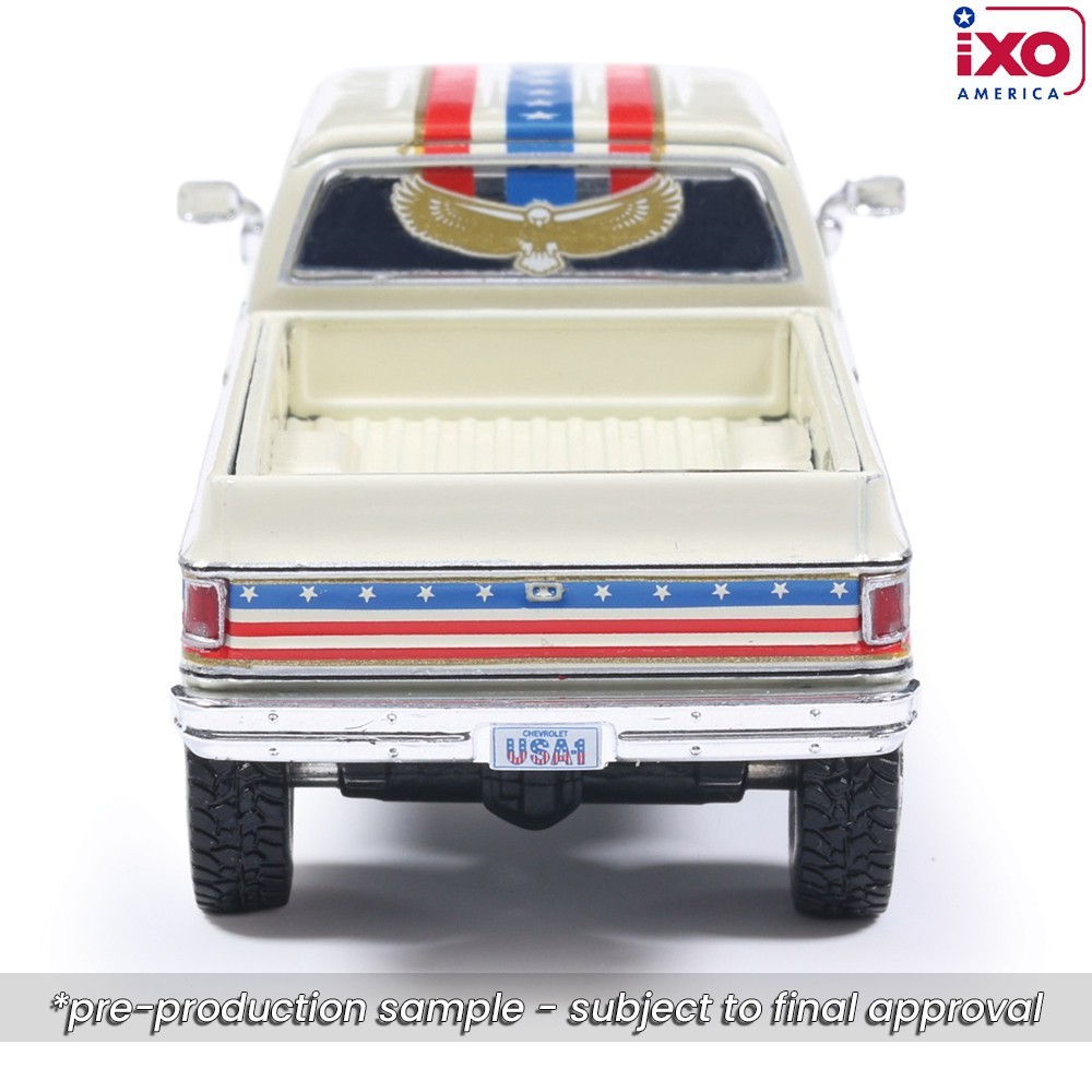 IXO 1976 Chevrolet Custom Deluxe K30 Fleetside Crew Cab- July 4th Exclusive 1/64